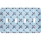 Airplane Theme Light Switch Cover (4 Toggle Plate)