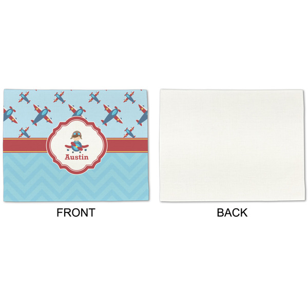 Airplane Theme Linen Placemat - APPROVAL Single (single sided)