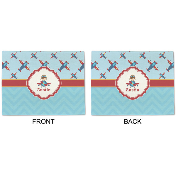 Airplane Theme Linen Placemat - APPROVAL (double sided)
