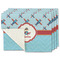Airplane Theme Single-Sided Linen Placemat - Set of 4 w/ Name or Text