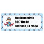 Airplane Theme Return Address Labels (Personalized)