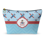 Airplane Theme Makeup Bag - Small - 8.5"x4.5" (Personalized)