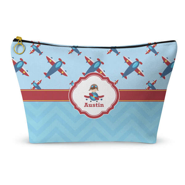 Custom Airplane Theme Makeup Bag (Personalized)