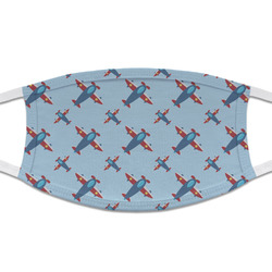 Airplane Theme Cloth Face Mask (T-Shirt Fabric) (Personalized)
