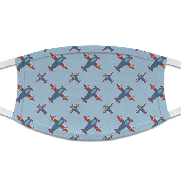 Custom Airplane Theme Cloth Face Mask (T-Shirt Fabric)
