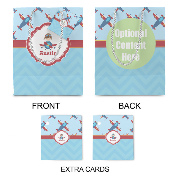 Airplane Theme Medium Gift Bag - Approval