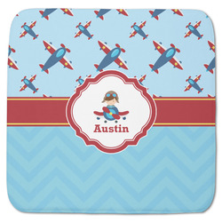 Airplane Theme Memory Foam Bath Mat - 48"x48" (Personalized)