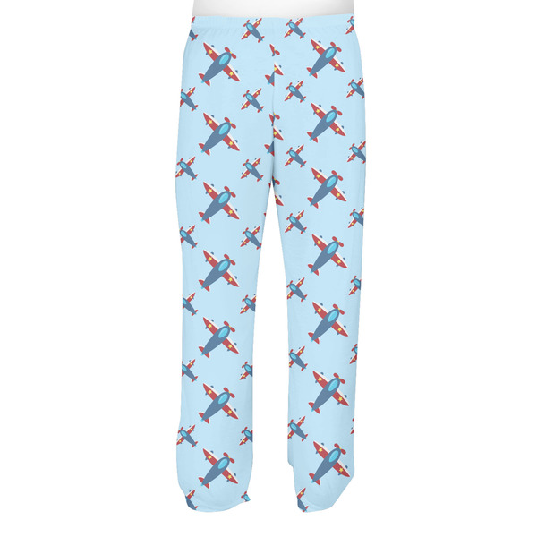 Airplane Theme Men's Pjs Back - on model