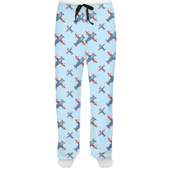 Airplane Theme Men's Pjs Front - on model