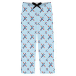 Airplane Theme Mens Pajama Pants - XS