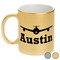 Airplane Theme Metallic Mugs