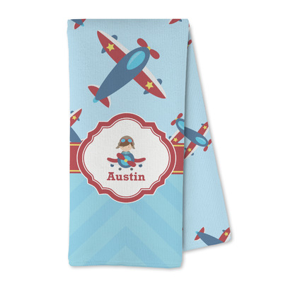 Airplane Theme Kitchen Towel - Microfiber (Personalized)