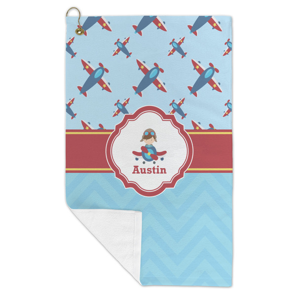 Airplane Theme Microfiber Golf Towels - FOLD