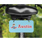 Airplane Theme Mini License Plate on Bicycle - LIFESTYLE Two holes