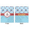 Airplane Theme Minky Blanket - 50"x60" - Double Sided - Front & Back