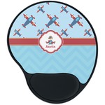 Airplane Theme Mouse Pad with Wrist Support