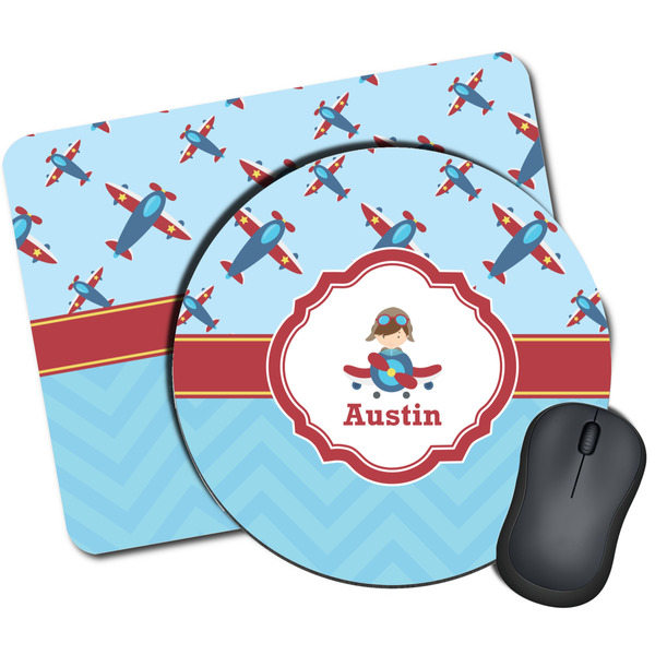 Custom Airplane Theme Mouse Pad (Personalized)