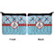 Airplane Theme Neoprene Coin Purse - Front & Back (APPROVAL)