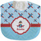 Airplane Theme New Baby Bib - Closed and Folded