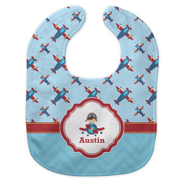 Airplane Theme New Bib Flat Approval