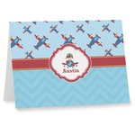 Airplane Theme Note cards (Personalized)