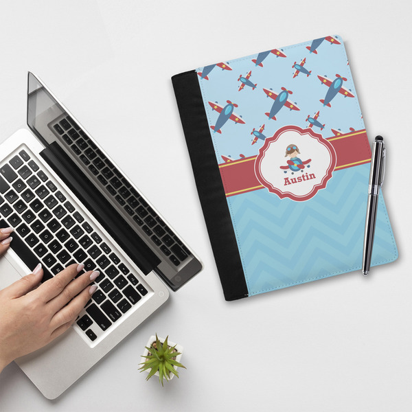 Airplane Theme Notebook Padfolio - LIFESTYLE (large)