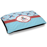 Airplane Theme Dog Bed w/ Name or Text