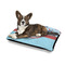 Airplane Theme Outdoor Dog Beds - Medium - IN CONTEXT