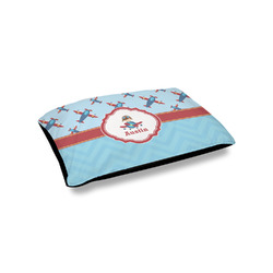 Airplane Theme Outdoor Dog Bed - Small (Personalized)