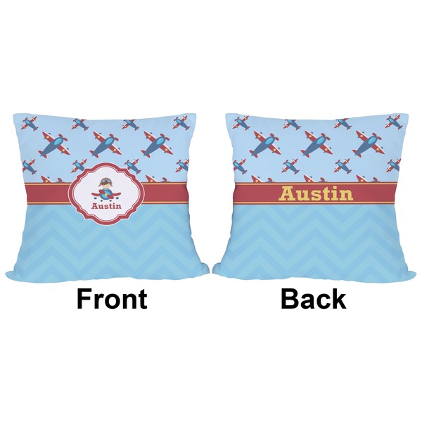 Airplane Theme Outdoor Pillow - 20x20