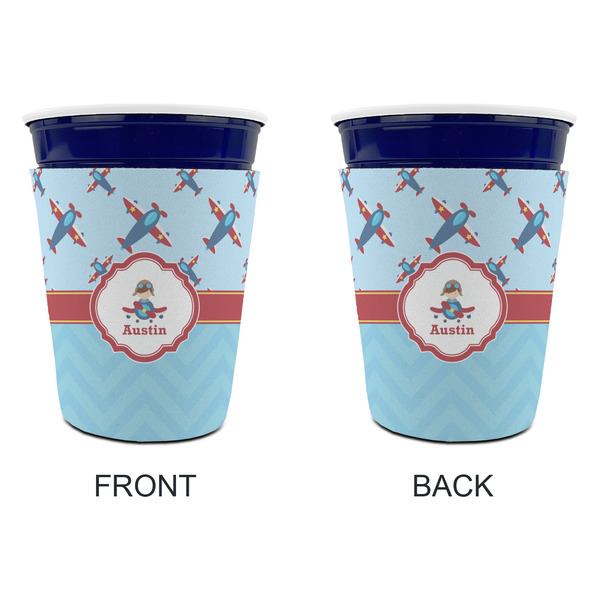 Airplane Theme Party Cup Sleeves - without bottom - Approval