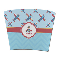 Airplane Theme Party Cup Sleeve - without bottom (Personalized)