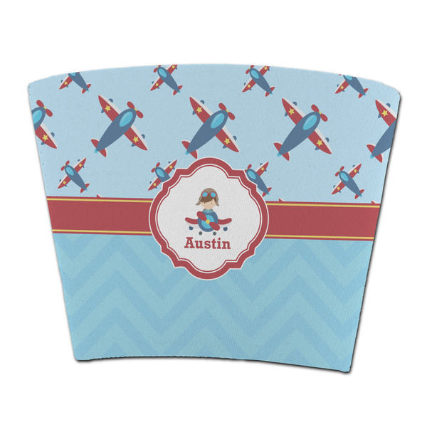 Custom Airplane Theme Party Cup Sleeve - without bottom (Personalized)