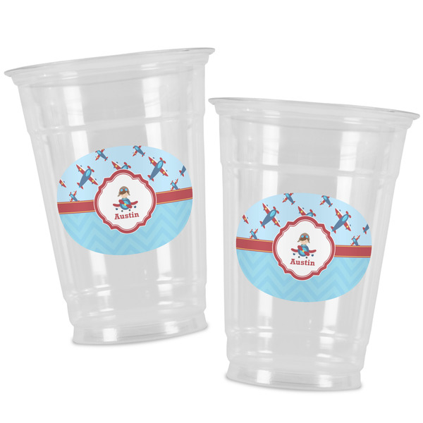 Airplane Theme Party Cups - 16oz - Alt View