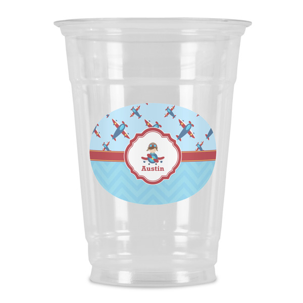 Custom Airplane Theme Party Cups - 16oz (Personalized)