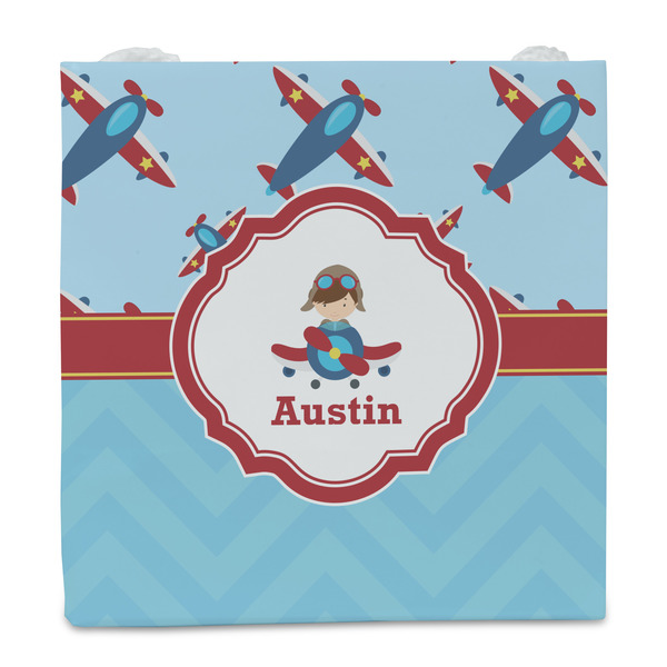 Airplane Theme Party Favor Gift Bag - Gloss - Front