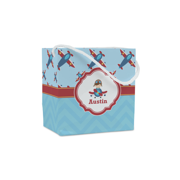 Custom Airplane Theme Party Favor Gift Bags - Gloss (Personalized)