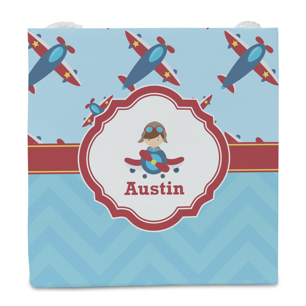 Airplane Theme Party Favor Gift Bag - Matte - Front