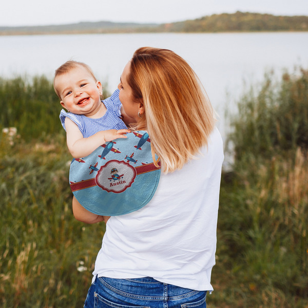 Airplane Theme Peanut Shaped Burp - Lifestyle