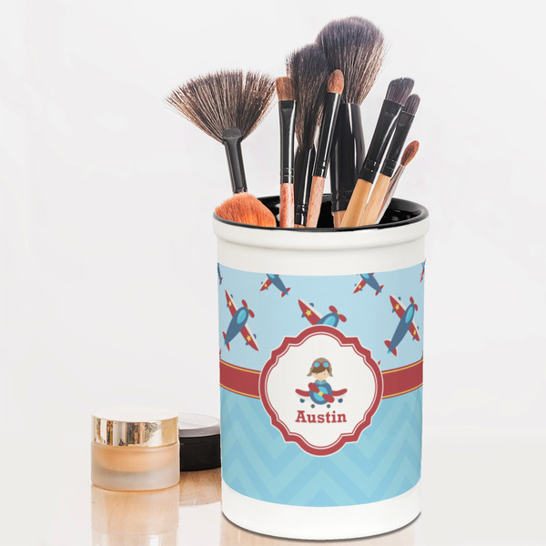 Airplane Theme Pencil Holder - LIFESTYLE makeup