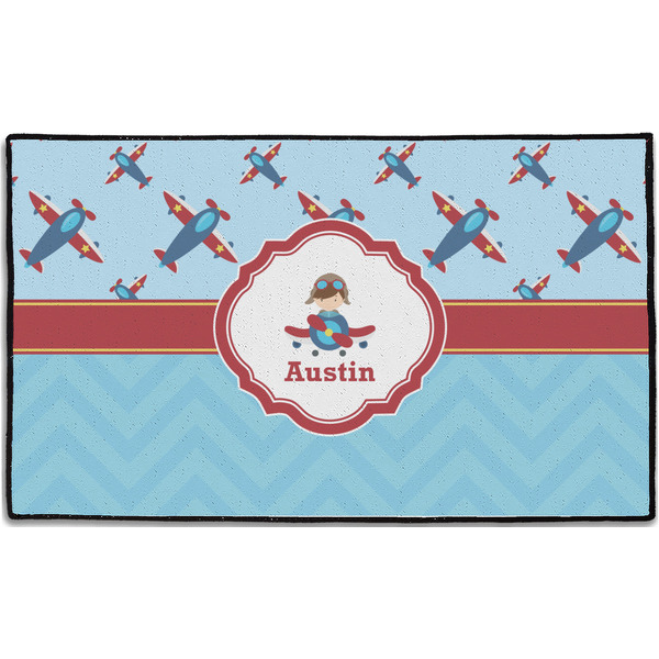 Custom Airplane Theme Door Mat - 60"x36" (Personalized)
