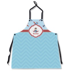 Airplane Theme Apron Without Pockets w/ Name or Text