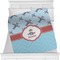 Airplane Theme Minky Blanket - Toddler / Throw - 60"x50" - Single Sided (Personalized)