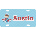 Airplane Theme Mini/Bicycle License Plate (Personalized)