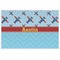 Airplane Theme Personalized Placemat (Back)