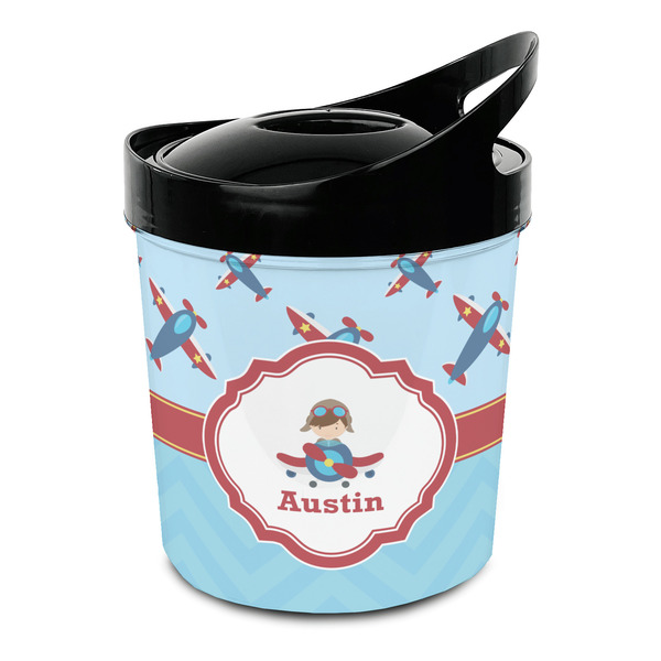 Custom Airplane Theme Plastic Ice Bucket (Personalized)