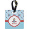 Airplane Theme Personalized Square Luggage Tag