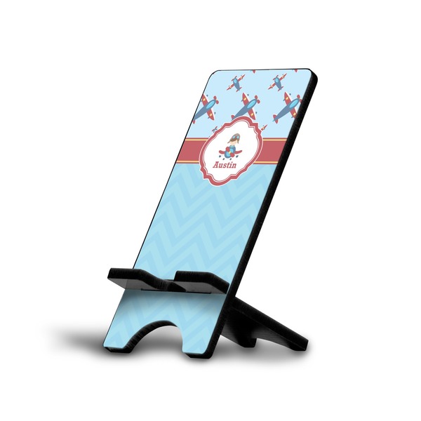 Custom Airplane Theme Cell Phone Stand (Large) (Personalized)