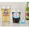 Airplane Theme Pint Glass - Two Content - In Context
