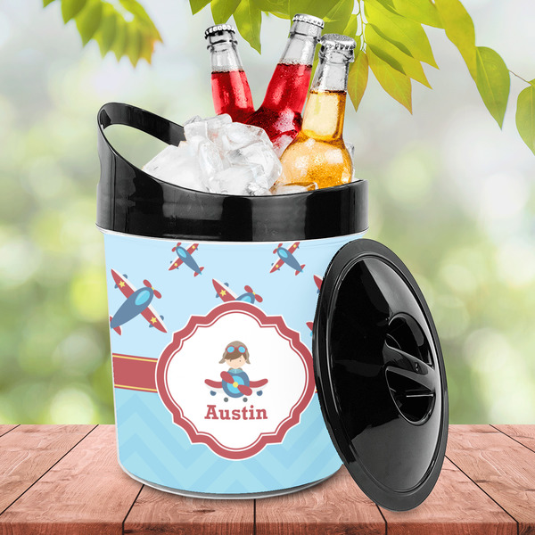 Airplane Theme Plastic Ice Bucket - LIFESTYLE